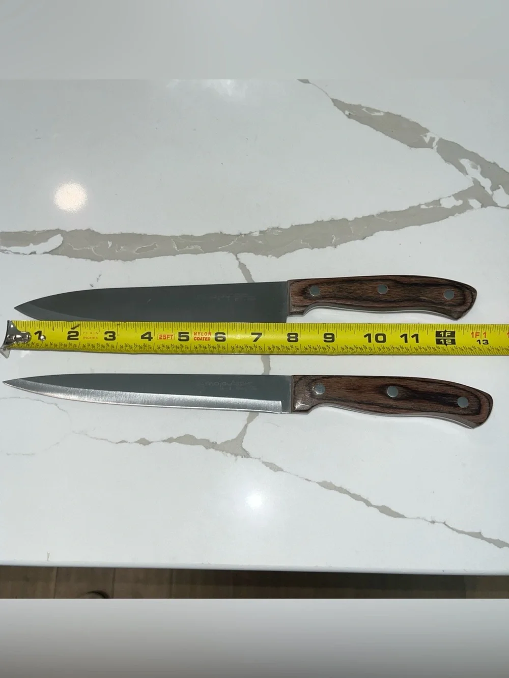 Emojoy: 2 Piece Knife Set: 8” Chef’s Knife & 8” Slicing Knife: Very Nice!